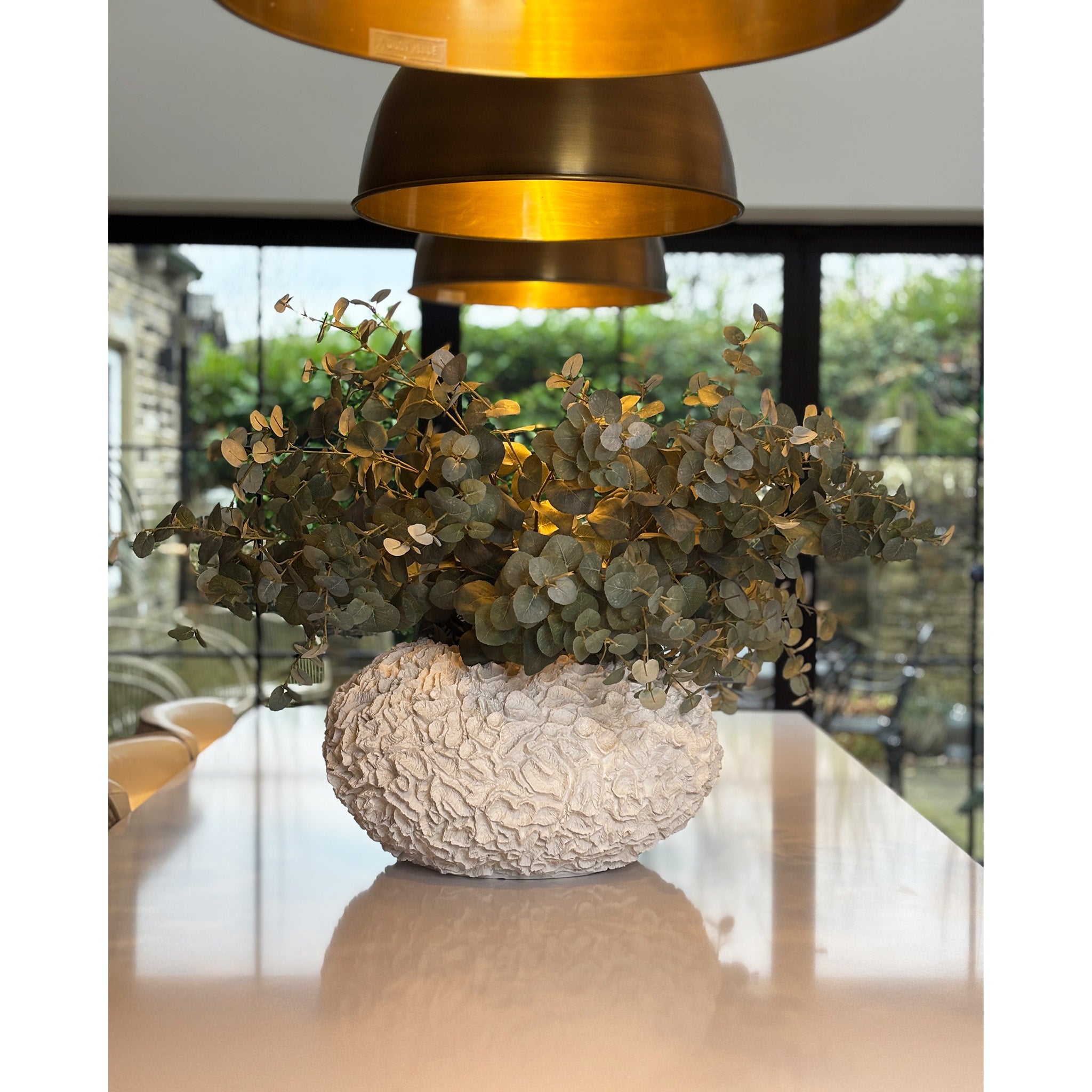 Large Coral Textured Vase